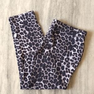 NWOT. Express Woman's cotton/stretch animal print leggings.
